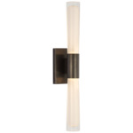 Brenta Wall Sconce - Bronze / White