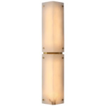 Clayton Wall Sconce - Hand-Rubbed Antique Brass / Alabaster