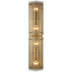 Clayton Wall Sconce - Hand-Rubbed Antique Brass / Crystal