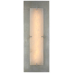 Dominica Wall Sconce - Burnished Silver Leaf / Alabaster