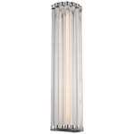 Kean Wall Sconce - Polished Nickel / Clear