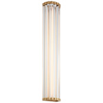 Kean Wall Sconce - Antique-Burnished Brass / Clear