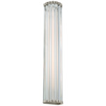 Kean Wall Sconce - Polished Nickel / Clear