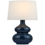 Lismore Table Lamp - Mixed Blue Brown / Linen