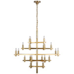 Sonnet Chandelier - Antique Burnished Brass