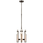 Malik Chandelier - Bronze / Alabaster