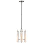 Malik Chandelier - Polished Nickel / Alabaster