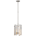 Malik Chandelier - Polished Nickel / Crystal