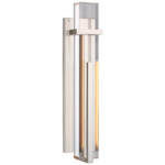 Malik Wall Sconce - Polished Nickel / Crystal