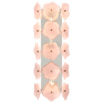Leighton Wall Sconce - Polished Nickel / Blush Tinted