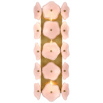 Leighton Wall Sconce - Soft Brass / Blush Tinted