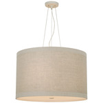 Walker Pendant - Light Cream / Natural Linen