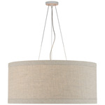 Walker Pendant - Light Cream / Natural Linen