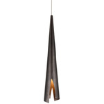 Piel Wrapped Pendant - Bronze