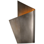 Piel Wrapped Wall Sconce - Pewter