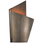 Piel Wrapped Wall Sconce - Pewter