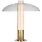 Troye Table Lamp - Antique-Burnished Brass / Clear Glass