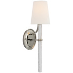 Abigail Wall Sconce - Polished Nickel / Linen