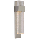 Brock Wall Sconce - Polished Nickel / Clear