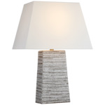Gates Rectangle Table Lamp - Malt White Dust / Linen