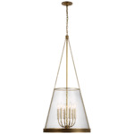 Reese Pendant - Soft Brass / Clear