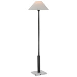 Asher Adjustable Floor Lamp - Bronze / Linen