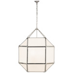 Morris Pendant - Polished Nickel / White