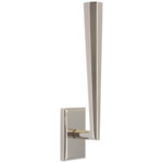 Galahad Wall Sconce - Polished Nickel / White