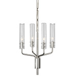 Casoria Petit Chandelier - Polished Nickel / Clear