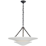 Mollino Chandelier - Bronze / Plaster White