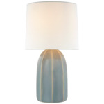 Melanie Table Lamp - Sky Gray / Linen