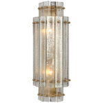 Cadence Wall Sconce - Hand Rubbed Antique Brass / Antique Mirror