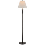 Aiden Floor Lamp - Aged Iron / Linen