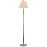 Aiden Floor Lamp - Polished Nickel / Linen