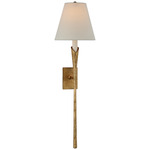 Aiden Tail Wall Sconce - Gild / Linen