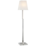 Reagan Floor Lamp - Polished Nickel / Linen