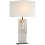 Ashlar Tall Table Lamp - Bronze / Alabaster