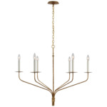 Belfair Chandelier - Gilded Iron