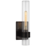 Presidio Outdoor Wall Sconce - Bronze / Clear