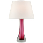 Christa Table Lamp - Cerise / Linen