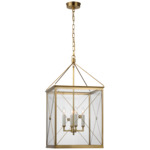 Rossi Pendant - Antique Burnished Brass / Clear