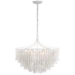 Vacarro Chandelier - Plaster White