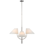 Kinsley Chandelier - Polished Nickel / Linen