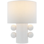 Tiglia Table Lamp - Plaster White / Linen