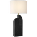 Savoye Table Lamp - Black Marble / Linen