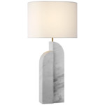 Savoye Table Lamp - White Marble / Linen
