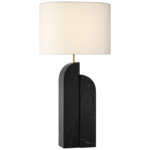 Savoye Table Lamp - Black Marble / Linen