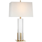 Gironde Table Lamp - Hand-Rubbed Antique Brass / Crystal