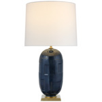 Incasso Table Lamp - Mixed Blue Brown / Linen
