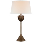 Alberto Table Lamp - Antique Bronze Leaf / Linen